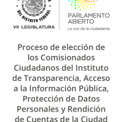 Reapertura de registro de aspirantes a integrar #InfoCdMx viola principios de legalidad y equidad, 24ene18
